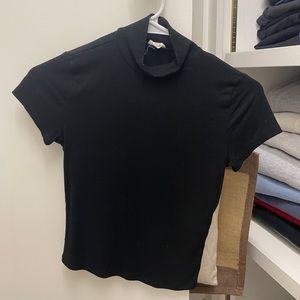 Garage Mock Neck Cropped Tshirt
